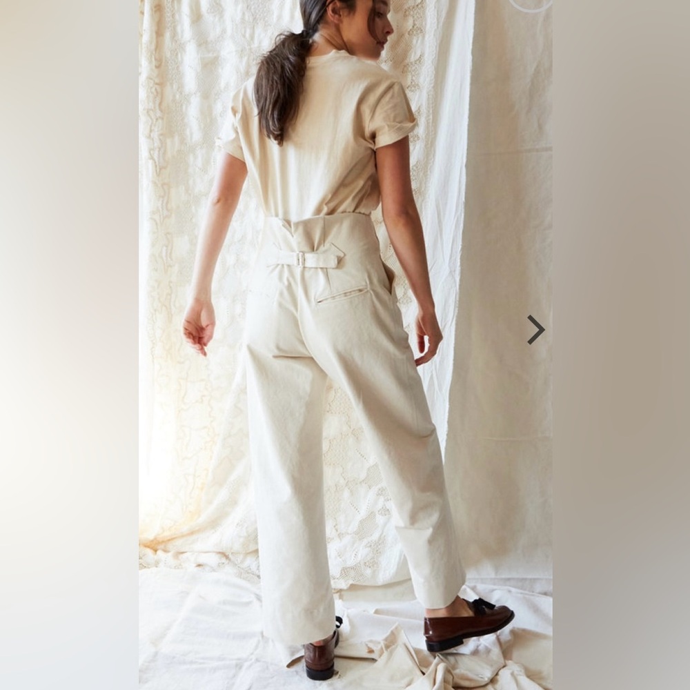 Caron Callahan  Dexter Pants/Cream Cancas